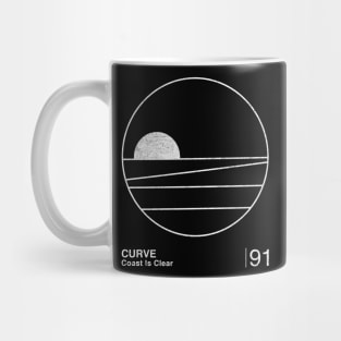 Curve / Minimalist Graphic Design Fan Artwork Mug